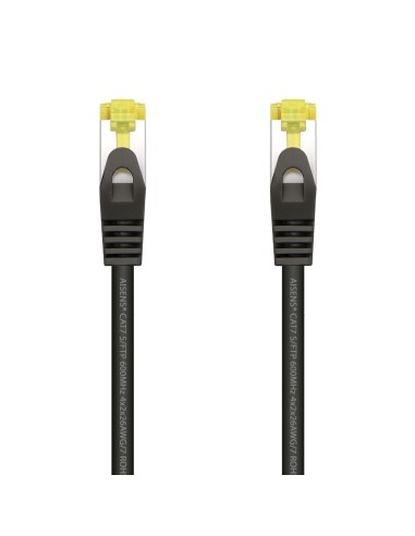 CABLE DE RED AISENS LATIGUILLO RJ45 LSZH CAT.7 SFTP PIMF AWG26 NEGRO 2.0M