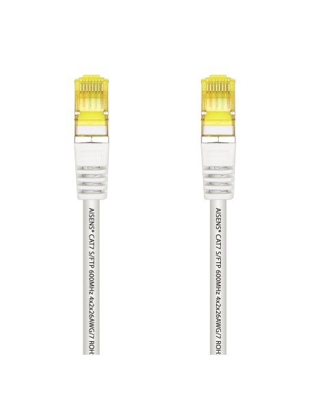CABLE DE RED AISENS LATIGUILLO RJ45 LSZH CAT.7 SFTP PIMF AWG26 BLANCO 1.0M