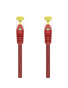 CABLE DE RED AISENS LATIGUILLO RJ45 LSZH CAT.7 SFTP PIMF AWG26 ROJO 25CM