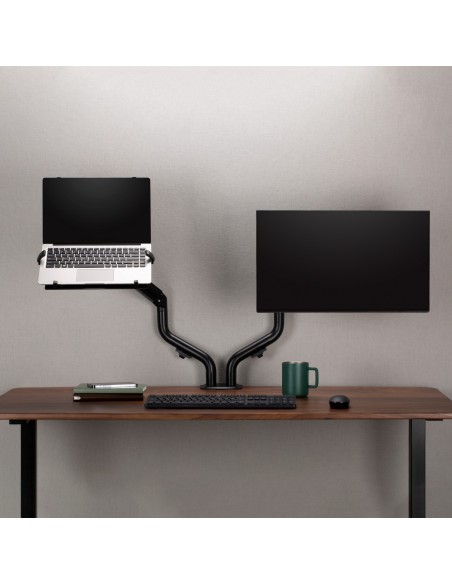 SOPORTE MESA AISENS CONTRAPESO GIRATORIO E INCLINABLE PORTATIL MONITOR 8KG 17-32