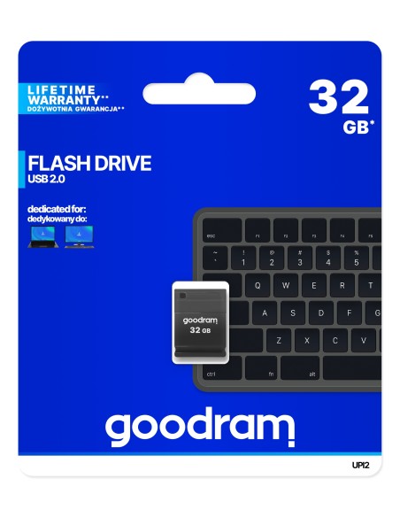 PENDRIVE 32GB USB 2.0 GOODRAM UPI BLACK