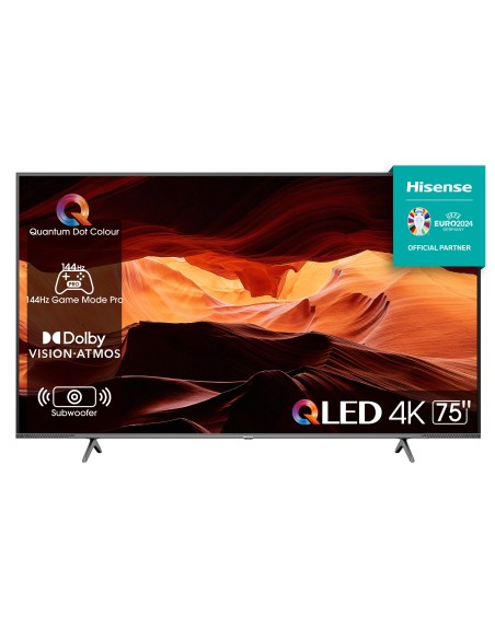TELEVISIÓN QLED 75  HISENSE 75E7KQ PRO SMART TV 4K 2023