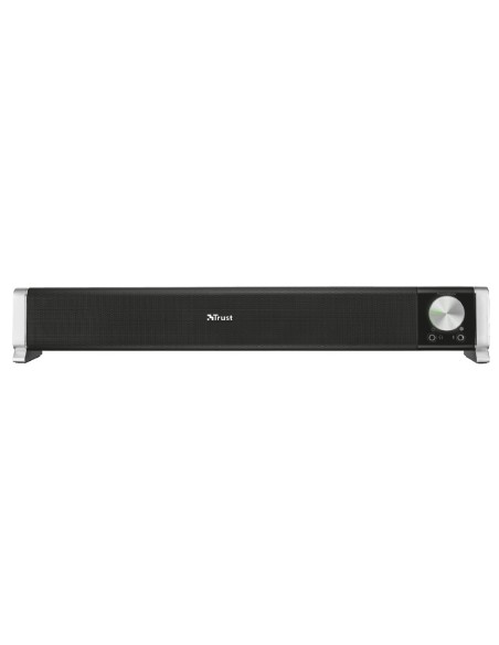 Trust Asto altavoz soundbar 6 W Negro, Plata