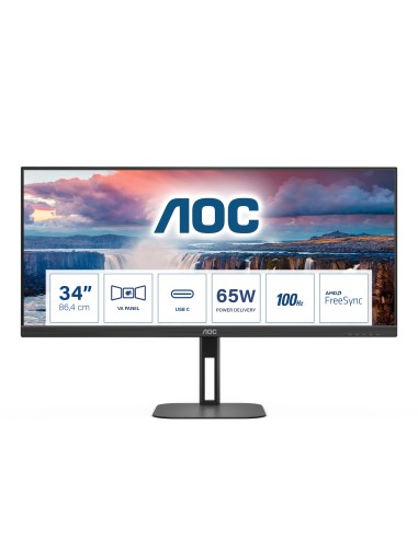 MONITOR LED 34  AOC U34V5C BK NEGRO