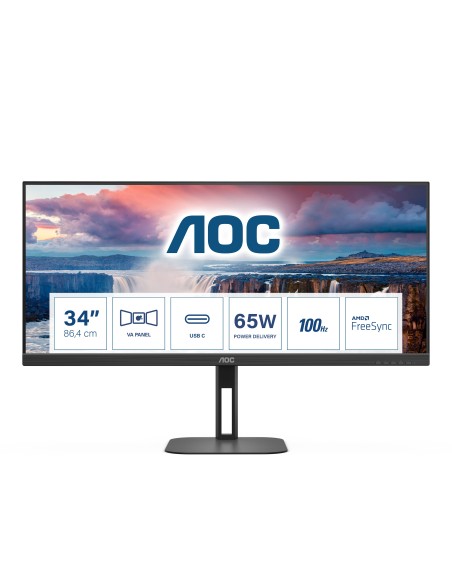 MONITOR LED 34  AOC U34V5C BK NEGRO