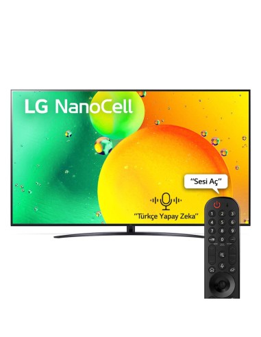 LG NanoCell 43NANO766QA Televisor 43 4K Ultra HD Smart TV Wifi