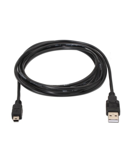 CABLE USB(A) A MINI USB(B) 2.0 AISENS 1.8M NEGRO