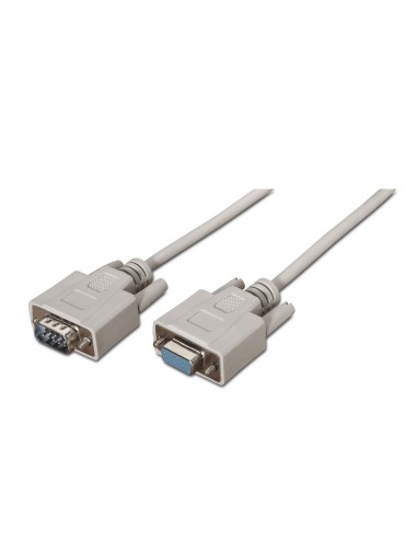 CABLE SERIE RS232  DB9 M-H AISENS BEIGE 1.8M BEIGE