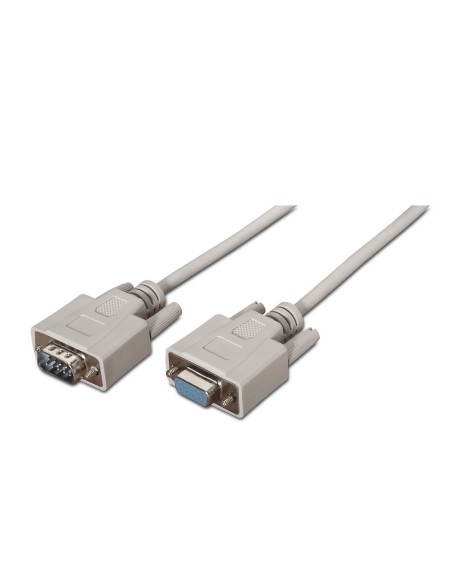 CABLE SERIE RS232  DB9 M-H AISENS BEIGE 1.8M BEIGE