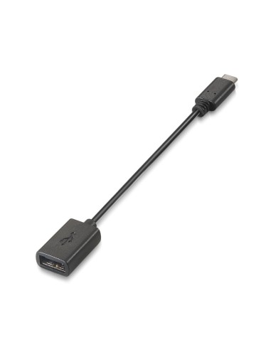 CABLE OTG USB(A)H A USB TIPO C M 2.0 AISENS NEGRO