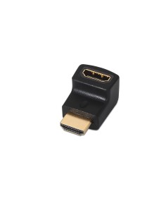 ADAPTADOR ACODADO HDMI(A)H A HDMI(A)M AISENS NEGRO