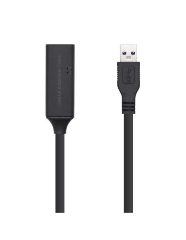 AISENS Cable USB 3.0 Prolongador con amplificador y alim., T
