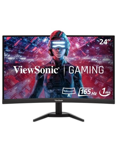 Viewsonic VX2418C 24" Full HD 165Hz LCD VA 1ms Curvo Negro