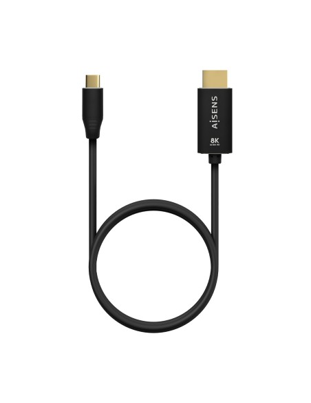 ADAPTADOR USB-C A HDMI 8K 60HZ AISENS 1M NEGRO