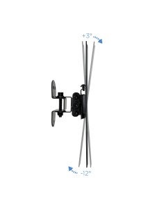 TooQ LP1942TN-B TV mount 106,7 cm (42") Negro