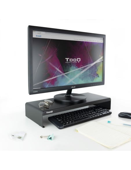 TooQ TQMR0121 soporte para monitor Independiente Negro