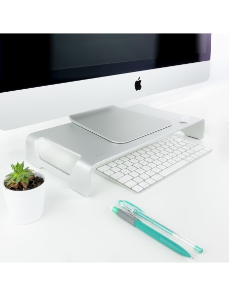 TooQ TQMR0004 soporte para monitor 33 cm (13") Independiente Plata