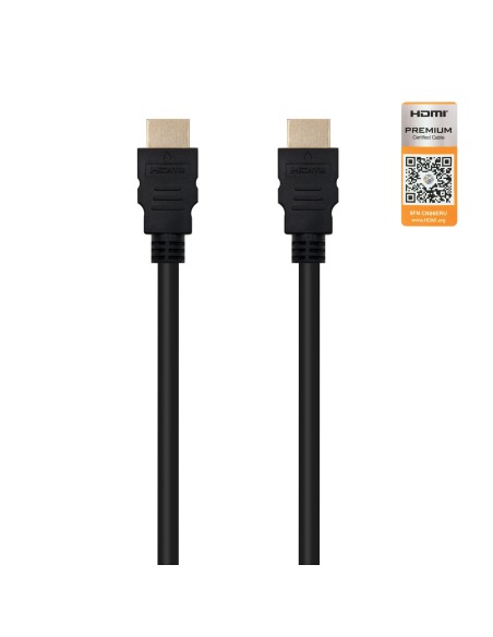 Nanocable HDMI V2.0 4K@60Hz 18Gbps A M-A M 0.5M