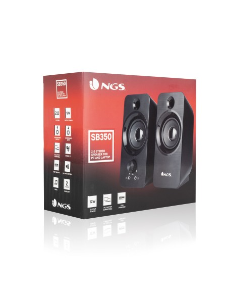 NGS ALTAVOCES 2.0 SB350 12W MULTIMEDIA