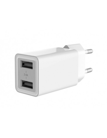 CONCEPTRONIC CARGADOR A PARED ALTHEA 2 USB 5V 12W ALTHEA06W