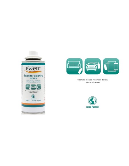 Ewent Detergente en spray desinfectante para superficies