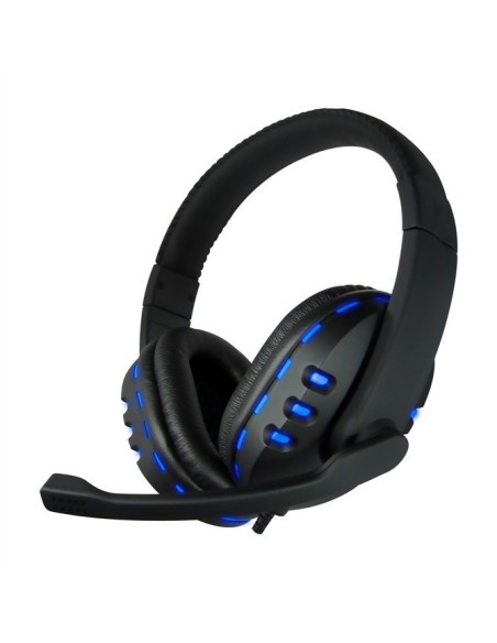CoolBox Bluelight G2 Binaural Diadema Negro, Azul