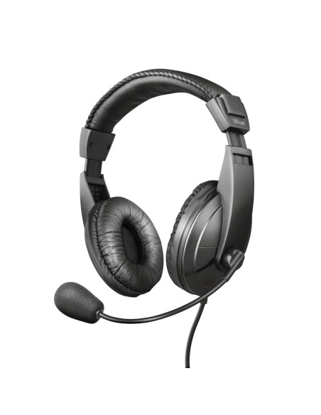 Trust 21661 auricular y casco Auriculares Diadema Conector de 3,5 mm Negro