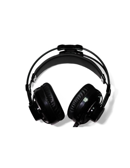 CoolBox Deep Ripple auricular con micrófono Diadema Binaural Negro