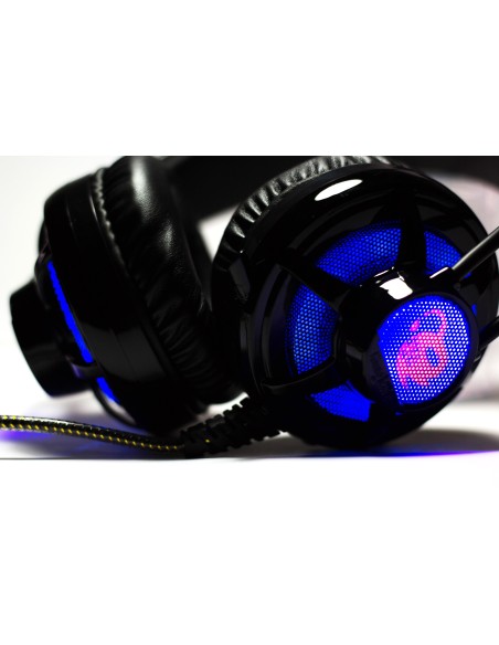 CoolBox Deep Ripple auricular con micrófono Diadema Binaural Negro