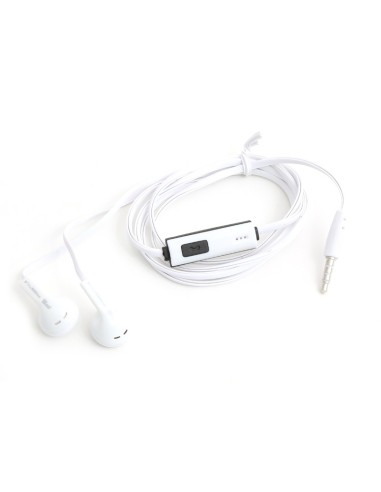 Omega Freestyle auricular+micro smartphone Blanco