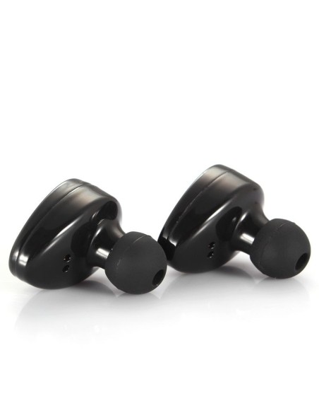 CoolBox COO-AUBPO2-BK auriculares para móvil Binaural Dentro de oído Negro Inalámbrico