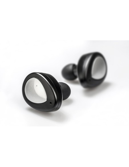 CoolBox COO-AUBPO2-BK auriculares para móvil Binaural Dentro de oído Negro Inalámbrico