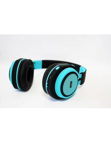 CoolBox CoolHead auriculares para móvil Binaural Diadema Azul Alámbrico