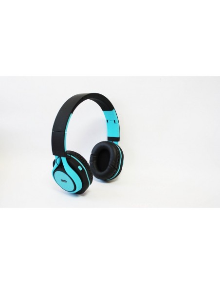 CoolBox CoolHead auriculares para móvil Binaural Diadema Azul Alámbrico