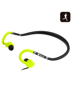 NGS Yellow Cougar auriculares para móvil Binaural gancho de oreja, Dentro de oído Negro, Amarillo