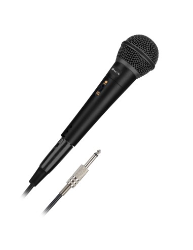 NGS Singer Metal Karaoke microphone Alámbrico Negro