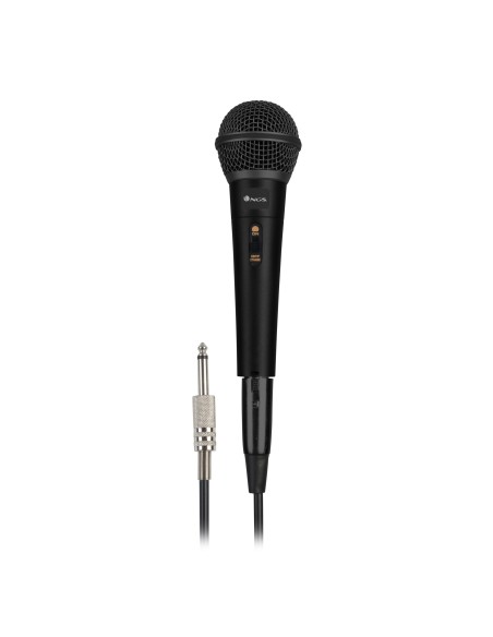 NGS Singer Metal Karaoke microphone Alámbrico Negro