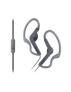 Sony MDRAS210APB auriculares para móvil Binaural gancho de oreja Negro