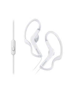 Sony MDRAS210APW auriculares para móvil Binaural gancho de oreja Blanco