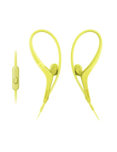 Sony MDRAS410APY auriculares para móvil Binaural gancho de oreja Amarillo