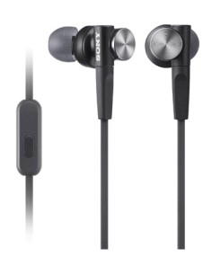 Sony MDR-XB50AP auriculares para móvil Binaural Dentro de oído Negro