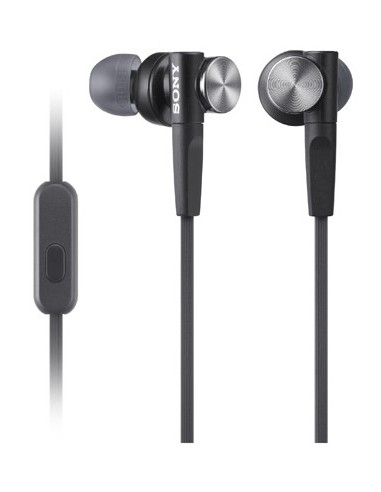 Sony MDR-XB50AP auriculares para móvil Binaural Dentro de oído Negro