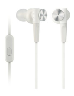 Sony MDR-XB50AP auriculares para móvil Binaural Dentro de oído Blanco