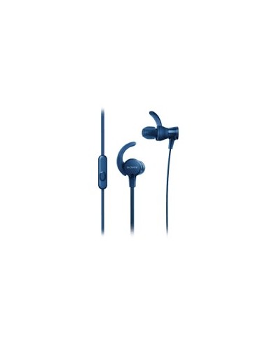 Sony MDR-XB510AS auriculares para móvil Binaural Dentro de oído Azul