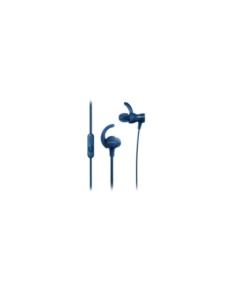 Sony MDR-XB510AS auriculares para móvil Binaural Dentro de oído Azul