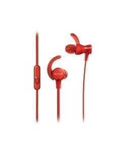 Sony MDR-XB510AS auriculares para móvil Binaural Dentro de oído Rojo