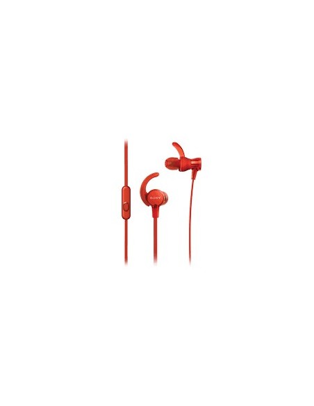Sony MDR-XB510AS auriculares para móvil Binaural Dentro de oído Rojo