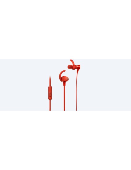 Sony MDR-XB510AS auriculares para móvil Binaural Dentro de oído Rojo