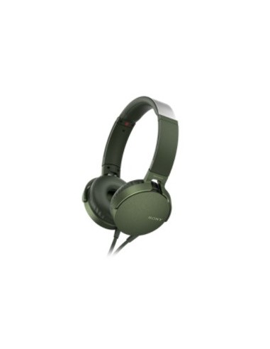 Sony XB550AP auriculares para móvil Binaural Diadema Verde