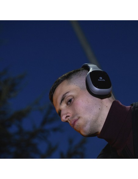 NGS Artica Sloth Auriculares Diadema Conector de 3,5 mm Bluetooth Gris